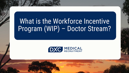 Workforce Incentive Program (WIP) – Doctor Stream Image