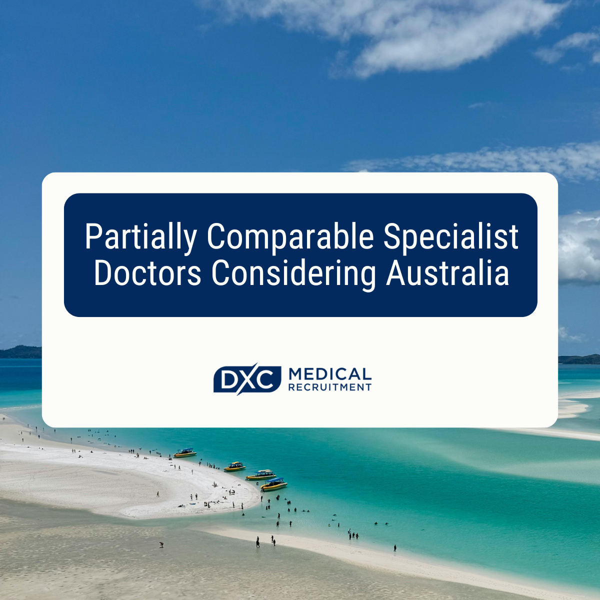 Partially Comparable Specialist Doctors Considering Australia Image